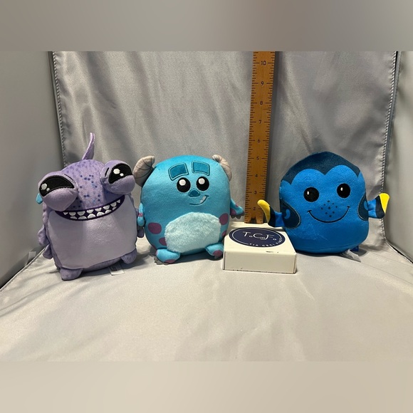 Disney Cuutopia Pixar Mattel Sully, Randall  , dory plush 5” - Picture 2 of 7